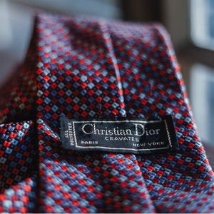 Christian Dior Designer Necktie Tie